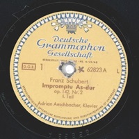 Deutsche Grammophon : Aeschbacher - Schubert Impromptu No. 2